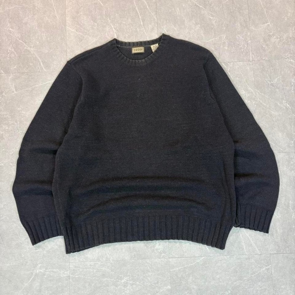 1990's Navy blue Izod sweater Size M #preppy #knitwear